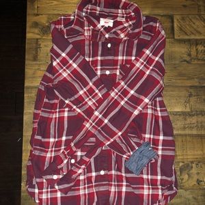 LEVI boyfriend fit flannel